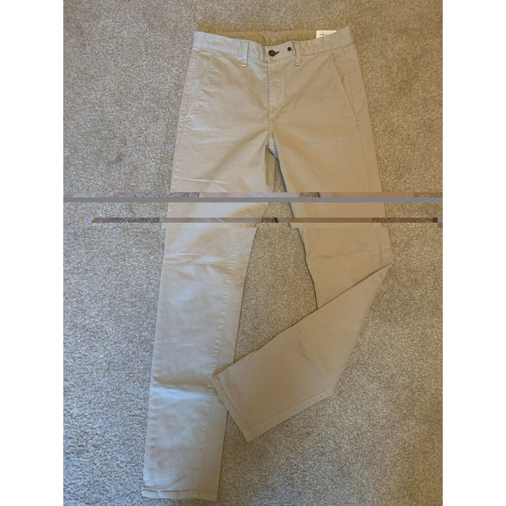 rag & bone Men's Chinos Pants Sz 31 x  31 Fit 2 Slim Stretch Tan Business Casual